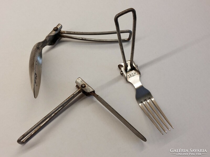 Drgm German military cutlery set / spoon machine
