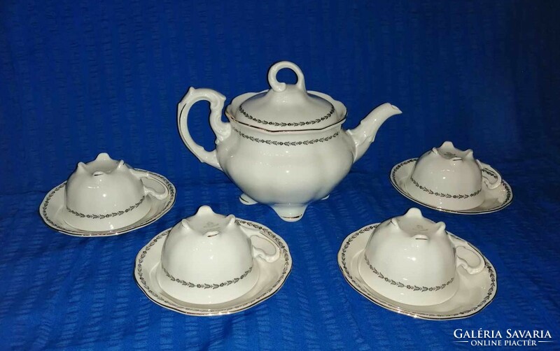 Polish porcelain 4-person tea set (30)