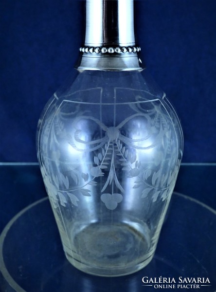 Beautiful, antique silver bottle, Paris, ca. 1920!