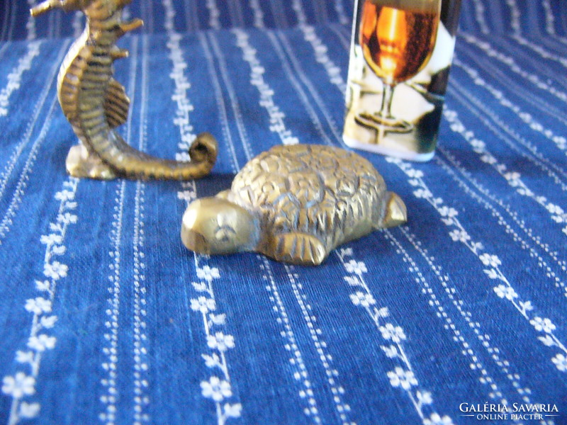 Copper miniature marine animals