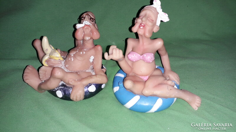 Quirky funny ambiguous sexy biscuit guy daddy and granny figures together 12 x 14cm according to pictures