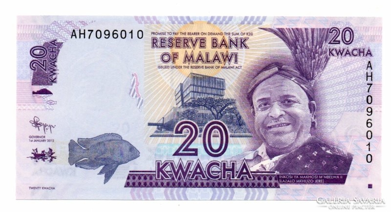 20    Kwacha         2012     Malawi