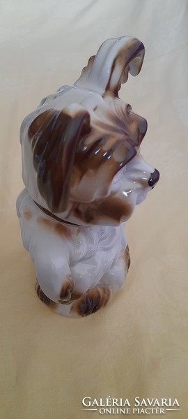 Asztali lámpatest porcelán búra 08. kutya aroma parfüm párologtató lámpa búra 22x15x10cm