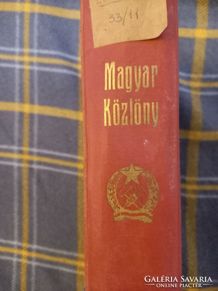 1951 Hungarian gazette volumes bound together!