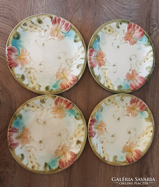 Luneville majolica plates