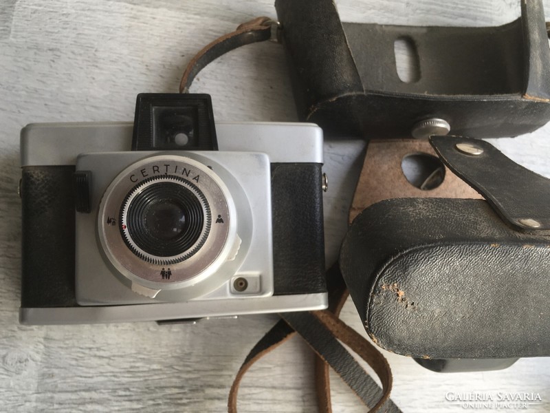 2 pieces of old film camera certina, smena