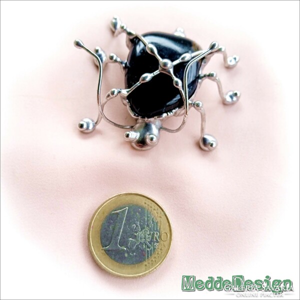 Meddedesign collectible mineral bugs (mahogany obsidian)