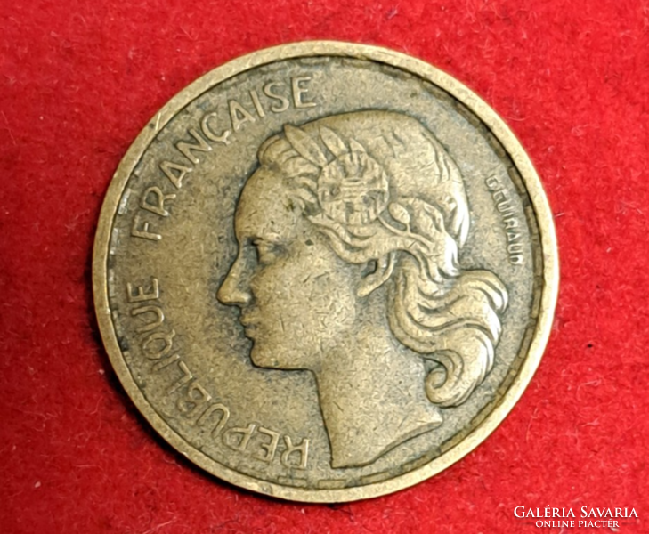1951. Franciaország 10 frank pénz érme (824)
