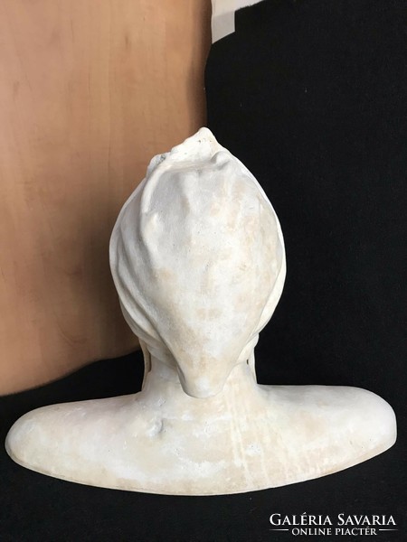 Large dante bust plaster sculpture