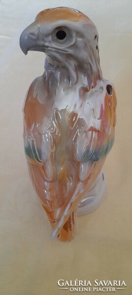 Asztali lámpatest porcelán búra 06. sas aroma parfüm párologtató lámpa búra irizáló 21,5x15x10cm