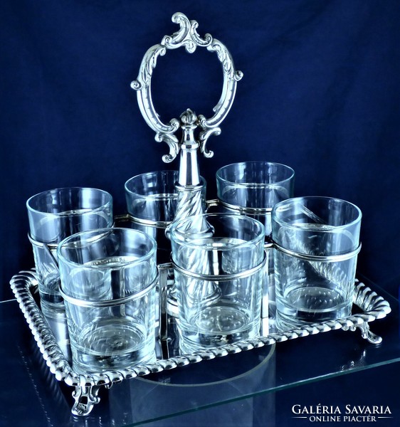 Gorgeous, antique silver cup holder, Vienna, ca. 1870!!!