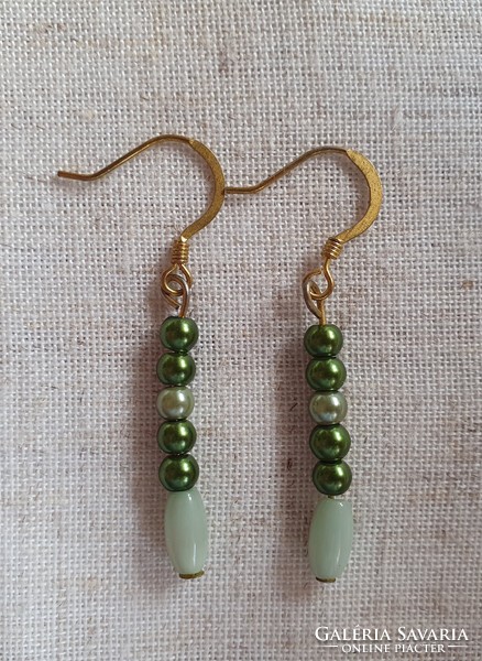 Pearl earrings handmade jewelry