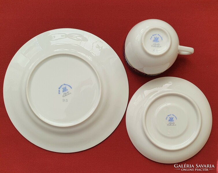 Fine royal porcelain Polish porcelain breakfast set cup saucer small plate plate coffee tea set