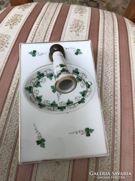 Rarity!! 1930s Herend desk stationery holder with parsley pattern