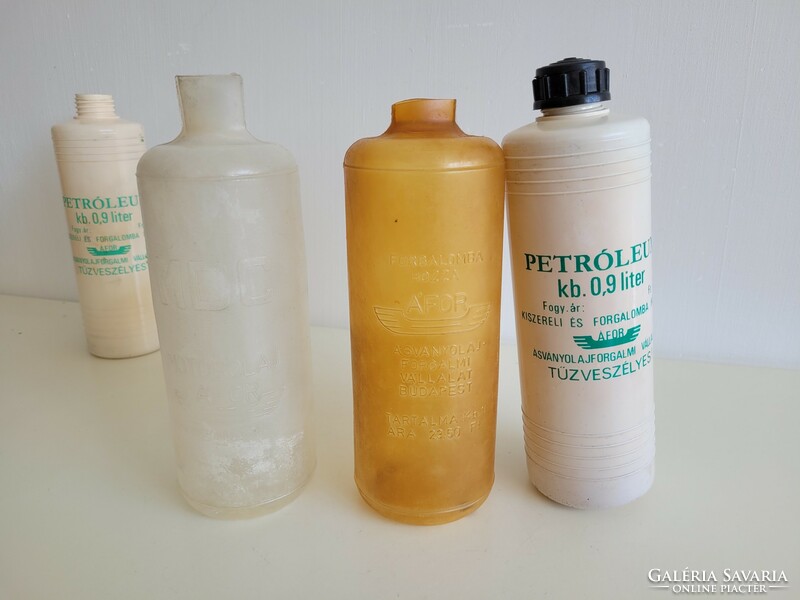 3 Pcs old retro Afar oil oil box petroleum bottle decoration