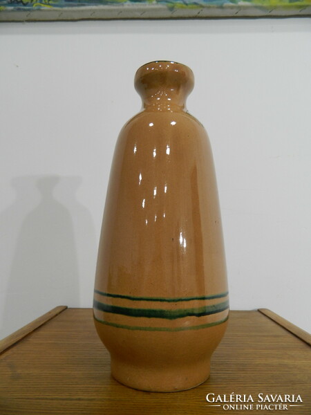 Industrial artist marked retro ceramic vase