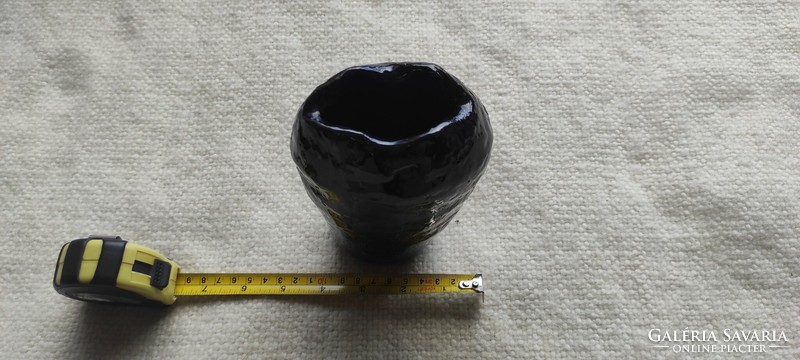 Kis kézműves festett váza