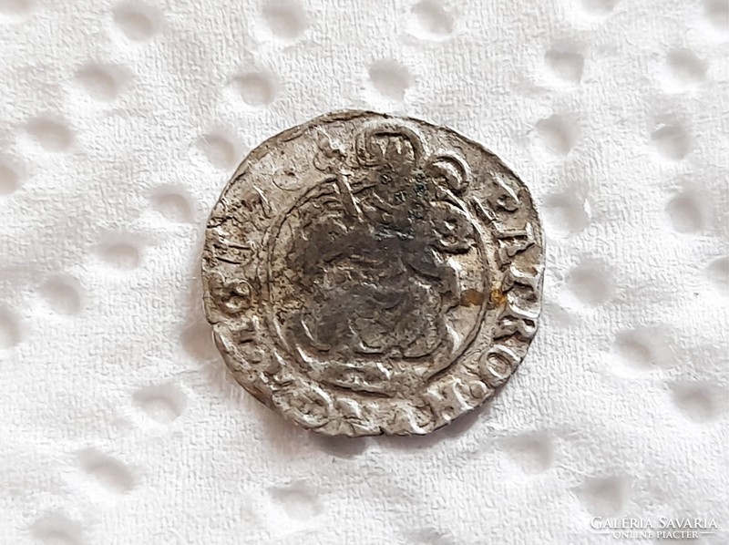 II. Mátyás ezüst Dénár 1617 KB.
