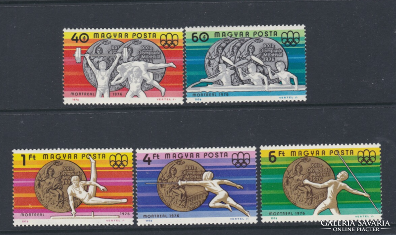 Olympic medalists Montreal 1976. ** Stamp line