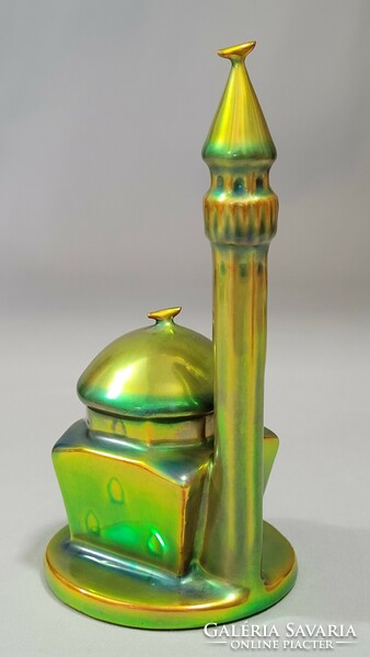 Zsolnay eozin-glazed minaret, mosque