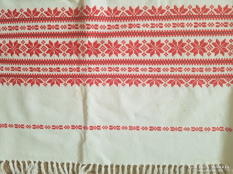 Folk woven tablecloth tablecloth 120x120