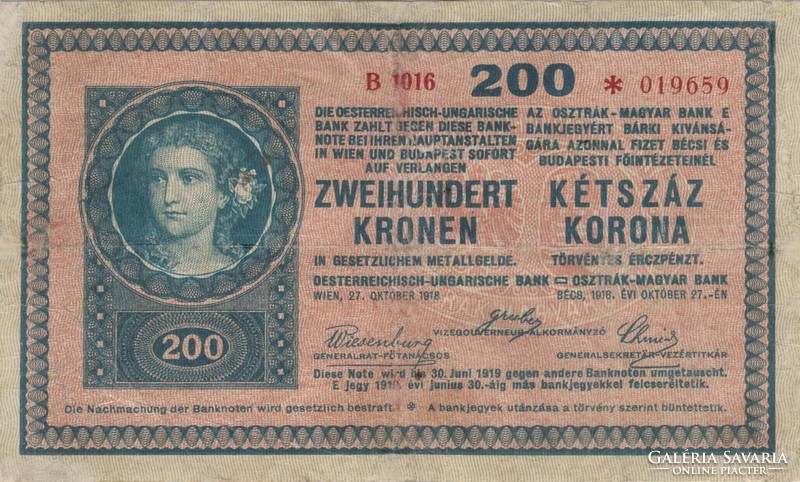 200 Korona 1918 