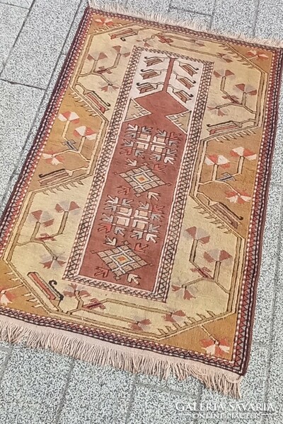 Antique Milas hand-knotted carpet is negotiable