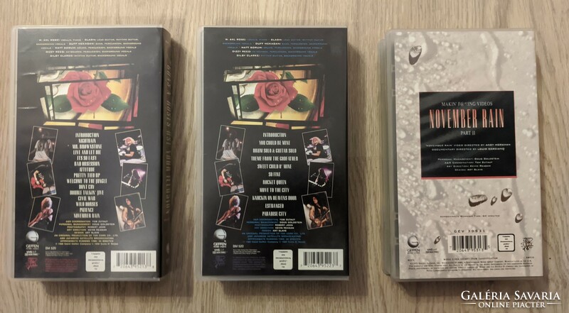 Guns `n Roses videocassette (vhs)