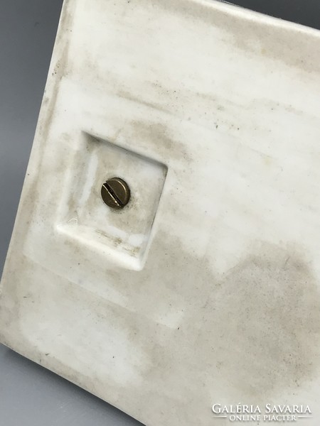 Ritkaság!! 1930-as évek Herendi asztali írószer tartó petrezselyem  (Persil ) mintás