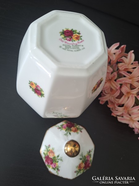 Royal albert old country roses tea herb holder/container