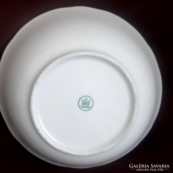 German Kahla porcelain plate, bowl. ( Not small!)