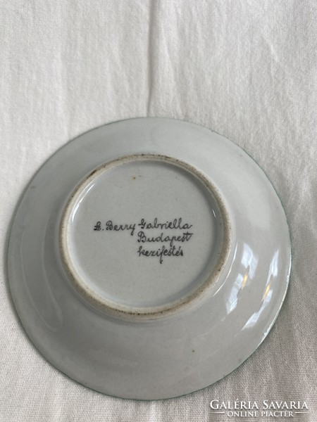 Sz. Berry Gabriella porcelán tányér