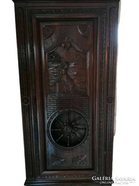 Antique Breton style standing clock