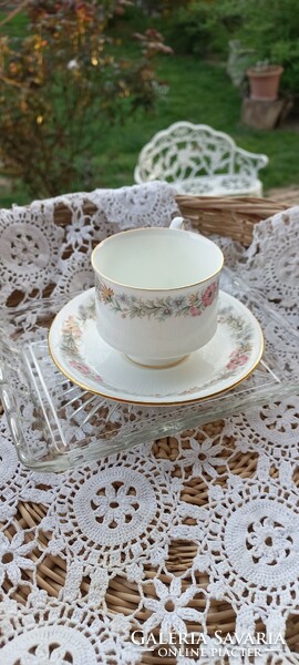 Royal Albert tea set with glass tray