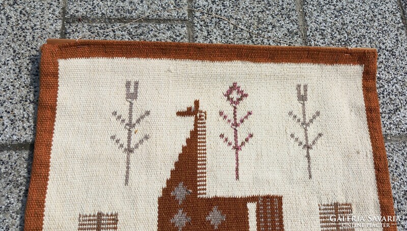 German vintage kelim wall carpet negotiable