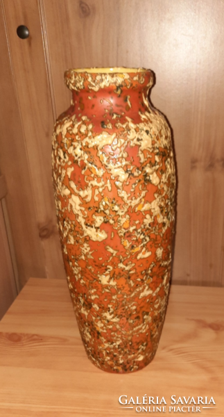 Tófej kerámia váza