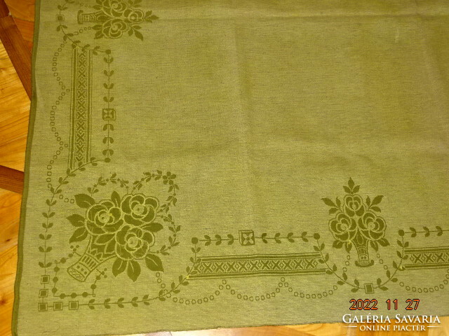 Antique Art Nouveau table cover bedspread 2-sided tapestry !!!!