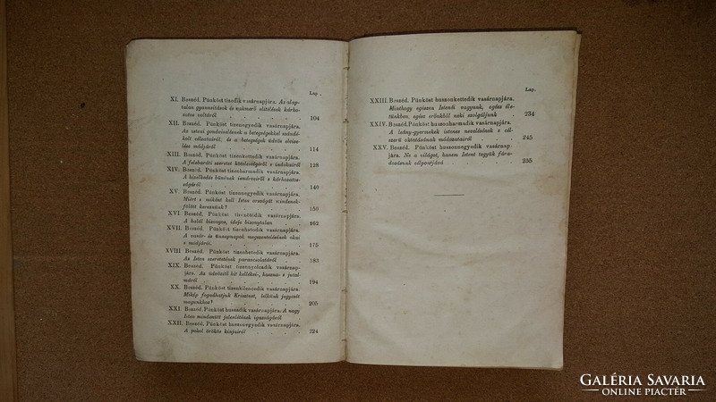 1875 Pázmány Péter Egyházi beszédei / EGER / Burger Ignác / Egyetlen kiadás / Pecz Gábor példánya