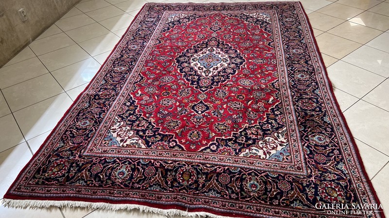 3601 Eredeti Iráni Keshan kézi csomó gyapjú perzsa szőnyeg 200X300CM Ingyen Futár