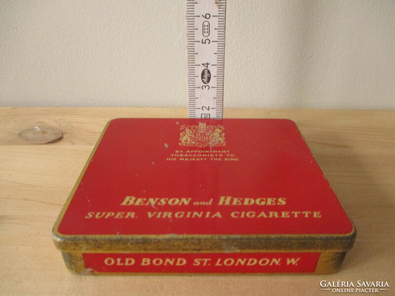 Benson and hedges virginia cigarette metal box