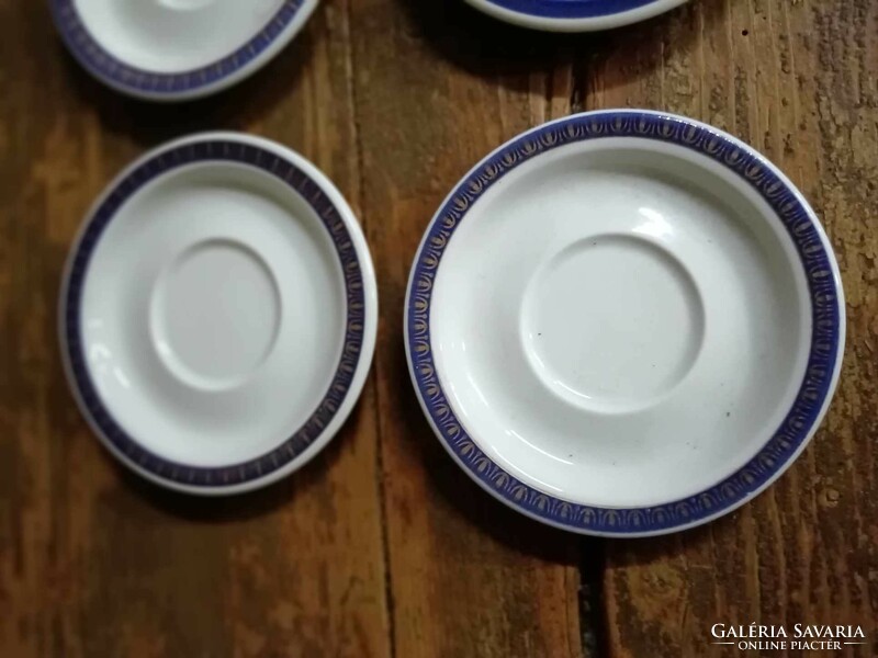 Utasellátós , Utasellátó vállalat által használt porcelán kv alátét tányér, jelzett 6 darab egyben