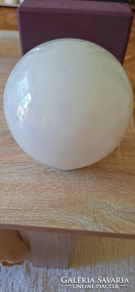 Old milk glass lampshade