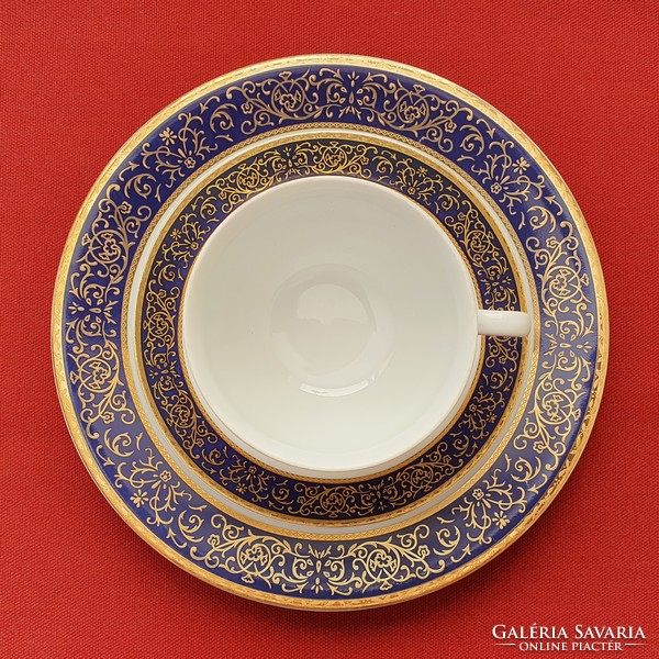 Fine royal porcelain Polish porcelain breakfast set cup saucer small plate plate coffee tea set