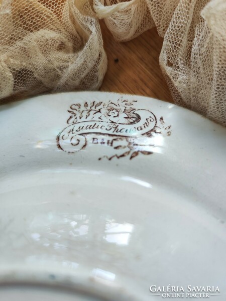 Beech&hancock antique English earthenware plate, deep plate