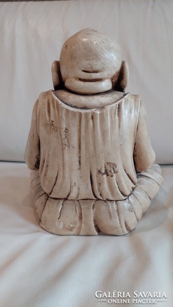 Buddha szobor, 25x21x16 cm