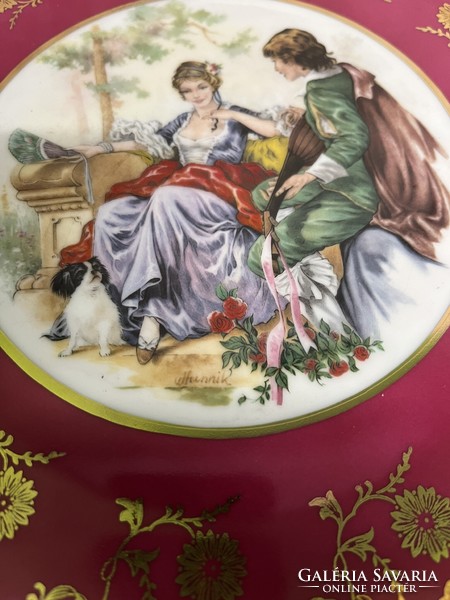 Stw Bavarian German decorative porcelain bowl a74