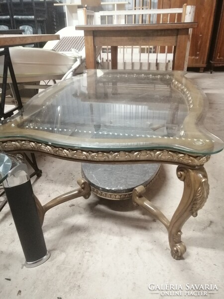 Neo-baroque glass table