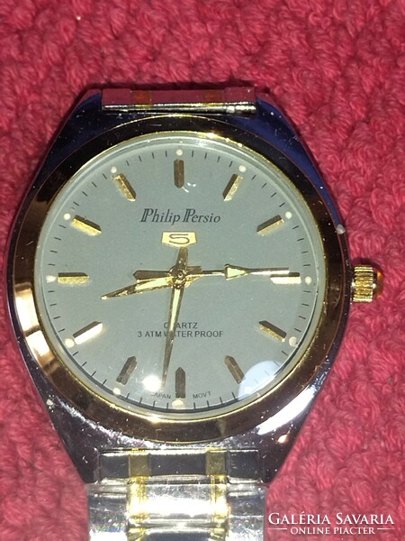 Beautiful Japanese Philip Persio men's quartz watch, unused