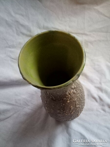 Retro vase with a wrinkled surface