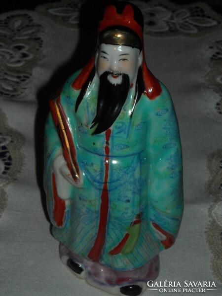 Kínai bölcset ábrázoló szobor,20cm
